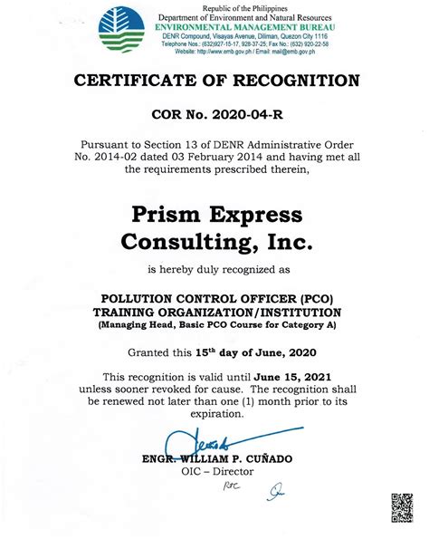 pco accreditation online region 4a|EMB CALABARZON .